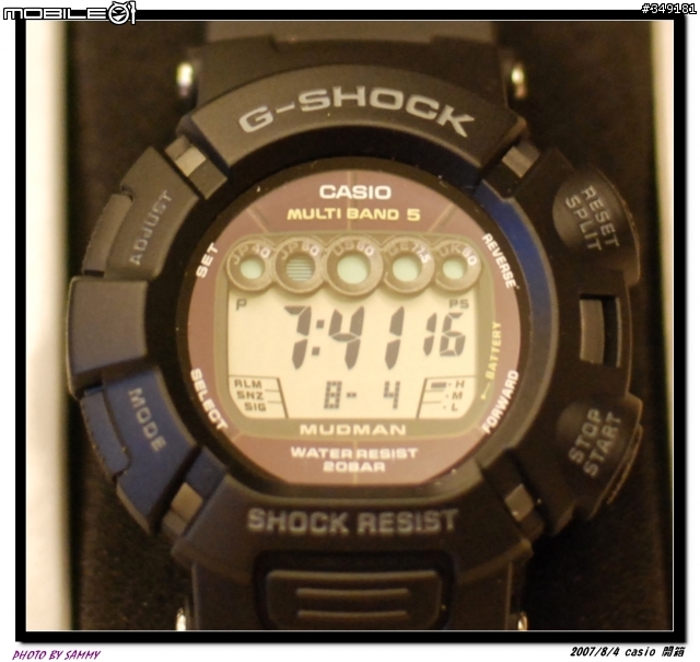 CASIO G-SHOCK 電波計時 MUDMAN系列 GW-9000-1JF 開箱~