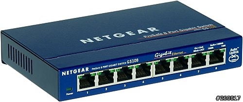 NETGEAR 8 Port Gigabit Switch 開箱&測試報告