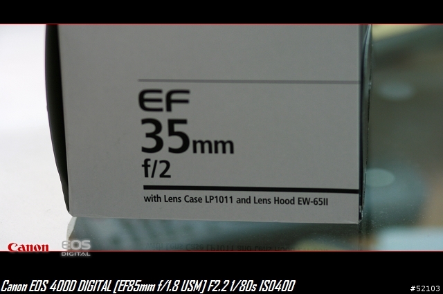Canon大光圈定焦雙響炮EF35 F2 & EF85 F1.8 USM開箱分享