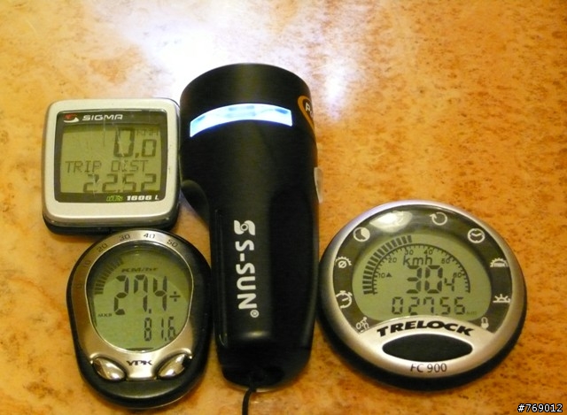 車燈測試 (S-SUN SS-L122W,CATEYE HL-EL520,TRELOCK LS730,S-SUN SS-L130W)四款比較!