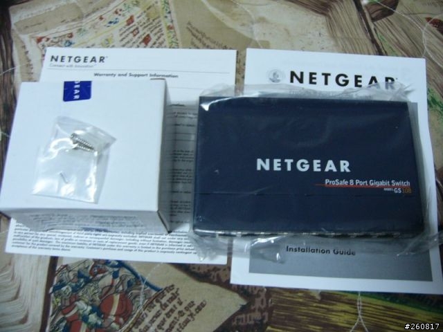 NETGEAR 8 Port Gigabit Switch 開箱&測試報告