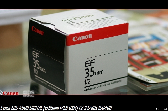 Canon大光圈定焦雙響炮EF35 F2 & EF85 F1.8 USM開箱分享