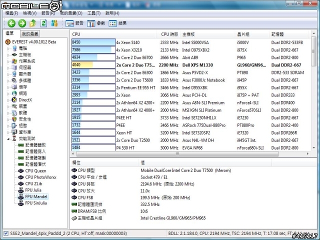 DELL XPS M1330 珍珠白LED版分享【下篇─各式測試軟體效能測試】