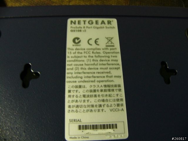 NETGEAR 8 Port Gigabit Switch 開箱&測試報告