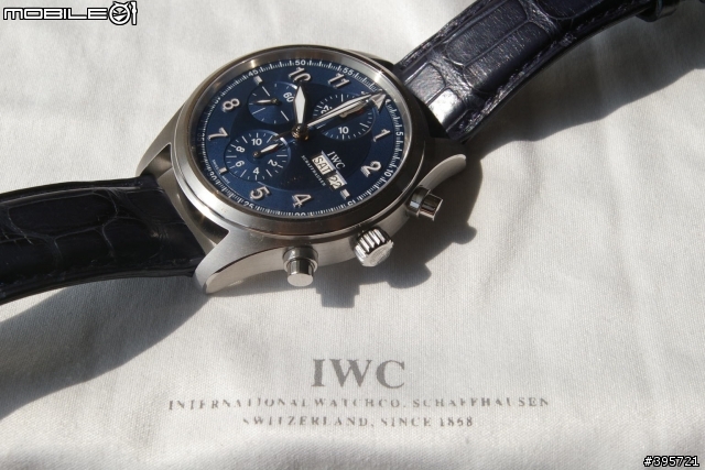 〔開箱〕我買錶,您捐款!! "IWC勞倫斯自動計時腕錶"