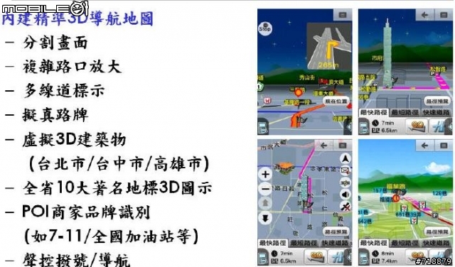 Mio A702.P360.P560 搭載新一代3D虛擬實境 MioMap 2008