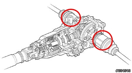 CRV3 4WD後傳動軸附近零件生鏽問題