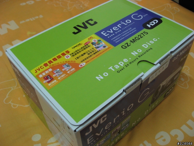 JVC GZ-MG275 數位硬碟式攝影機 〈開箱報告〉