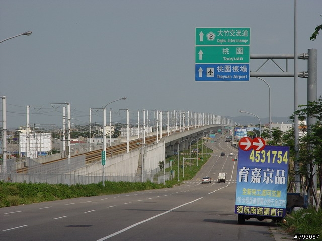 南崁-->大園溪海花卉區-->桃園高鐵站-->南崁,單車輕鬆行