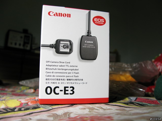 Canon OC-E3 離機閃光燈同步線 開箱