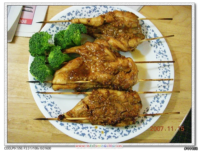 藍色北極熊的廚房~日式烤雞胸肉 11/13/2007