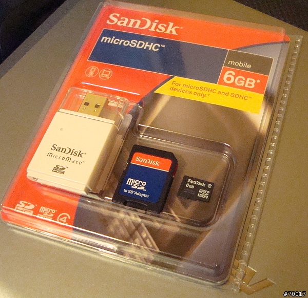 超高速!! SanDisk Class 4 6GB MicroSD !!! (8GB的也開賣囉!!)