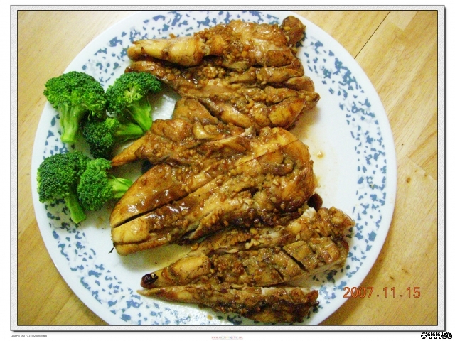 藍色北極熊的廚房~日式烤雞胸肉 11/13/2007