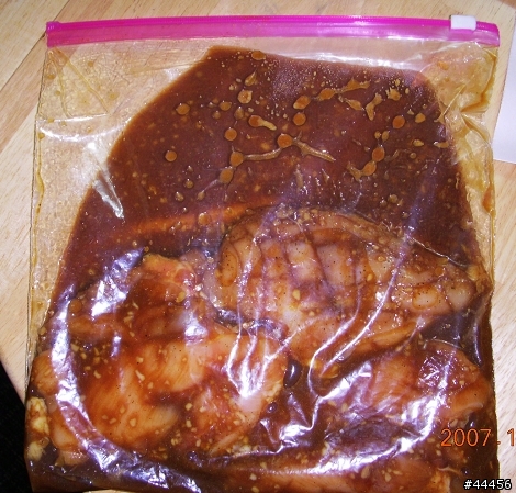 藍色北極熊的廚房~日式烤雞胸肉 11/13/2007