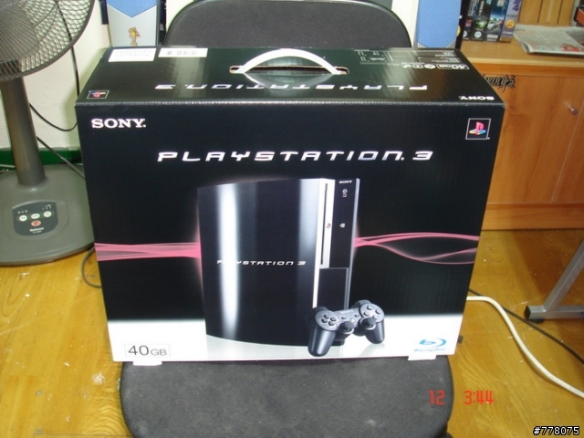 (重貼)PS3-40G清透黑之~亂開箱照..