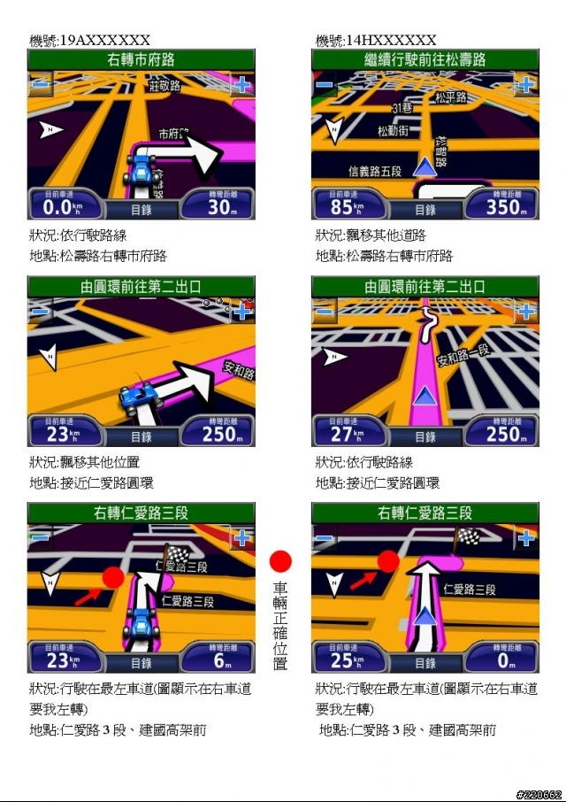 NUVI 200 飄移機測試