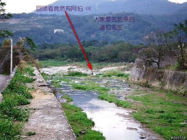 麥可 一隻腳完成石門水庫之旅