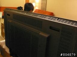 熱熱熱~家裡終於購入大電視了奇美電視DTL-752-E600