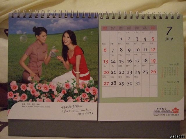 美麗的志玲姊姊2008桌曆