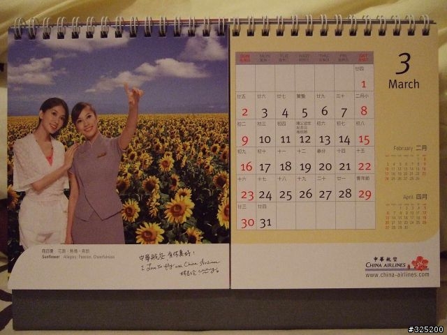 美麗的志玲姊姊2008桌曆