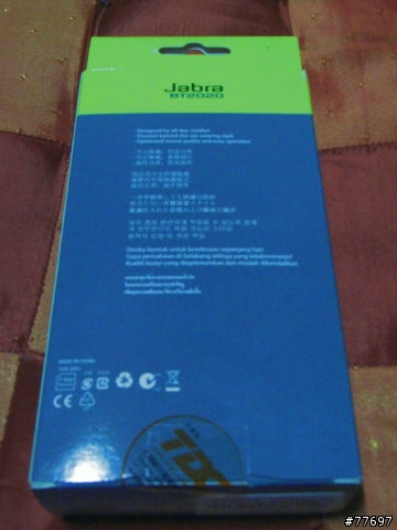 Jabra BT2020藍牙耳機開箱文
