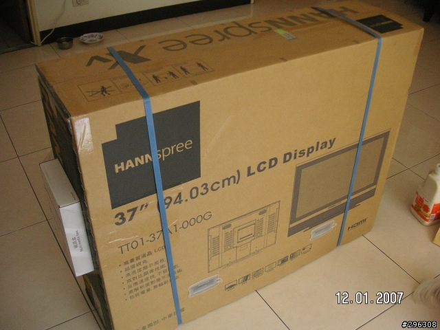 燒 ! Hannspree 37" Xv-S 開箱報告 !