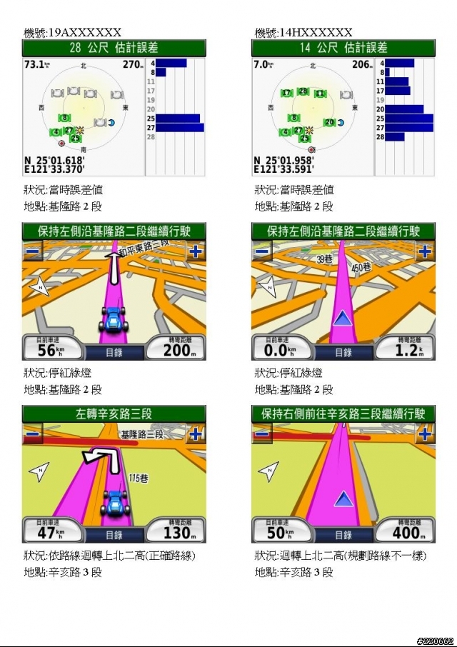 NUVI 200 飄移機測試