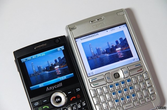 Qwerty手機評比 - SAMSUNG i608 V.S NOKIA E61