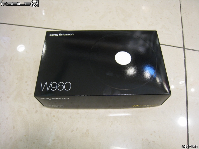 今日拿到w960i必敗心得及GPS使用狀況!!(以補開箱圖和GPS圖)