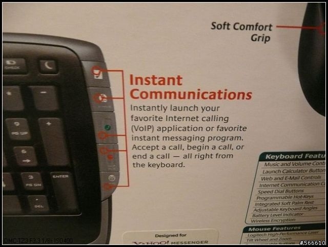 分享...Logitech Easy Call Desktop滑鼠鍵盤combo