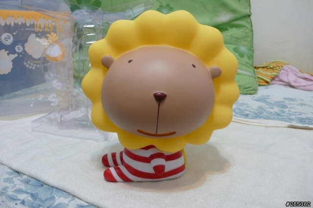 奶油獅存錢筒(大隻的喲^^")