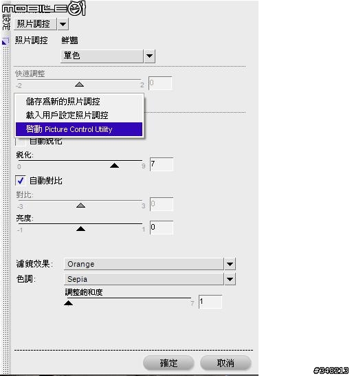 原來D3/D300 , NX1.3 相片調控與 Capture Control 本是一家人