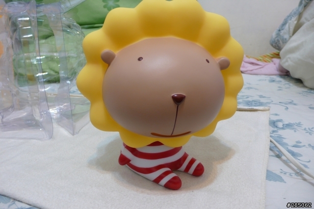 奶油獅存錢筒(大隻的喲^^")