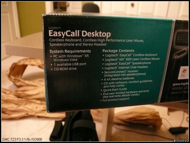 分享...Logitech Easy Call Desktop滑鼠鍵盤combo