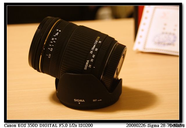 Sigma 28-70mm F2.8