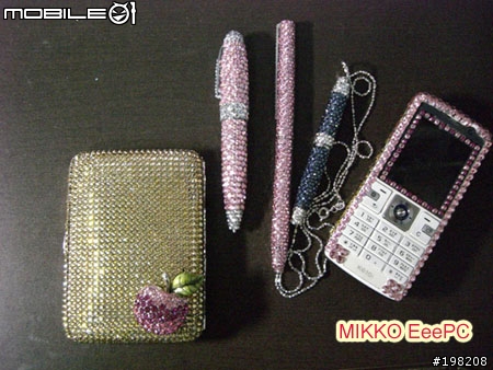 獨一無二鑲滿Swarovski 水晶鑽(Bling Bling風潮 Eee PC)