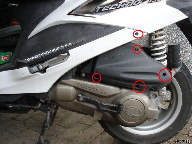 鐵克諾Techno GT 150-空氣濾清器更換教學