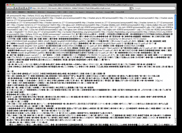 關於bt的torrent檔下載~