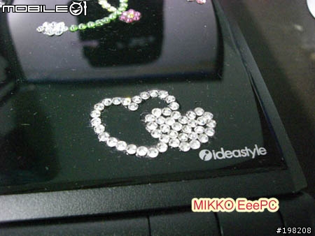 獨一無二鑲滿Swarovski 水晶鑽(Bling Bling風潮 Eee PC)