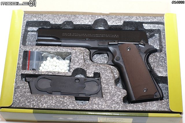 清脆的擊錘聲:KSC M1911A1 全金屬版本 (有射擊影片)