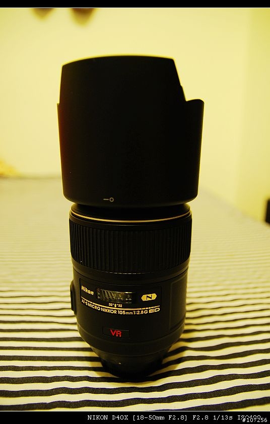 新手D300 + AF-S VR Micro Nikkor ED 105mm F2.8G + SUNPAK Auto DX12R 代買開箱記