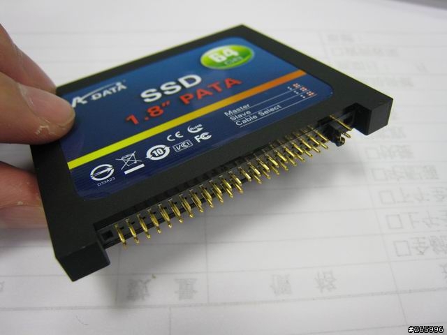 A-DATA 威剛 1.8吋 64G SSD PATA(IDE)有錢也買不到 超搶先show