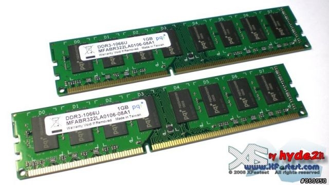 不到2000元 PQI DDR3-1066 殺光你的荷包