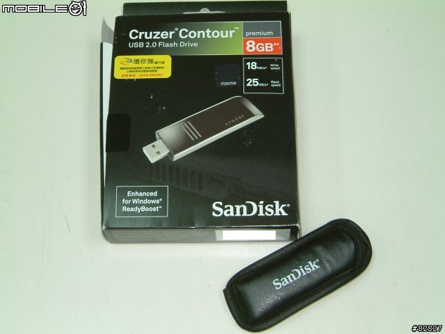 不專業的分享文~SanDisk 8G旗艦級隨身碟Cruzer Contour