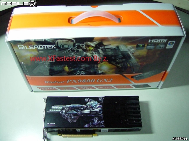 nVIDIA GeForce 9800GX2 1GB NDA解禁簡單測試
