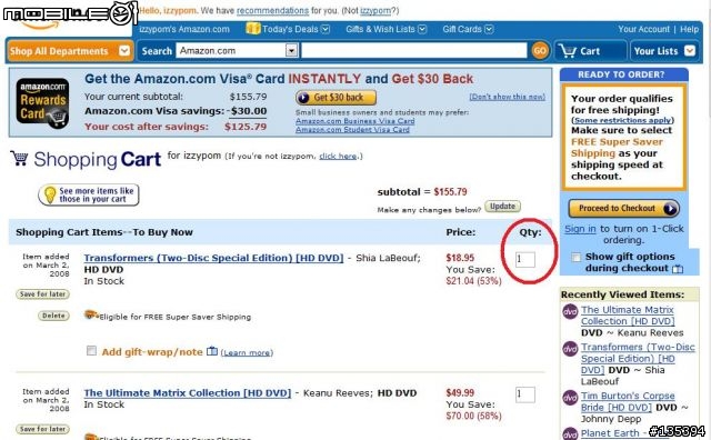HD-DVD AMAZON購物教學