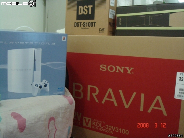 <小小分享>SONY BRAVIA 32V3100 & PS3