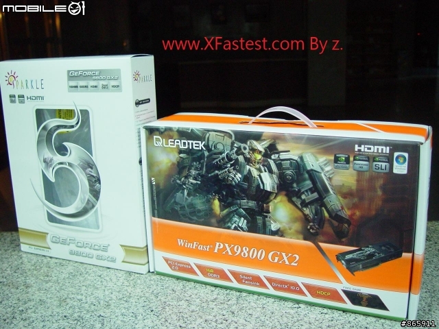 nVIDIA GeForce 9800GX2 1GB NDA解禁簡單測試