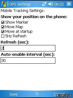 WM系統的PDA 離線使用 google map 教學