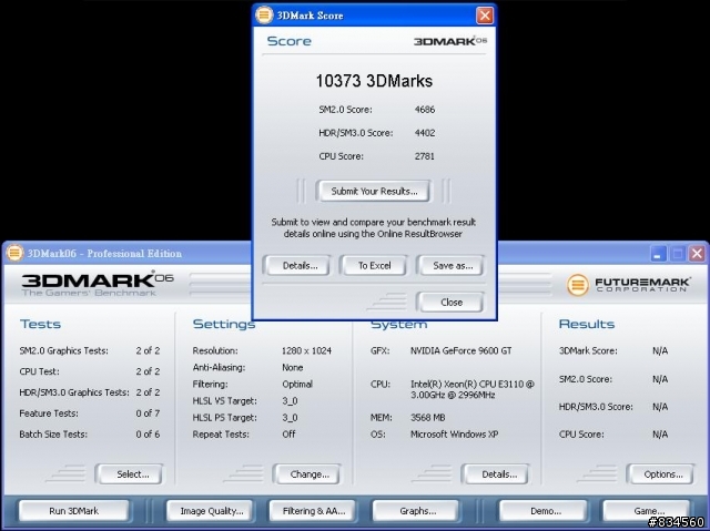 WinFast PX9600GT 512M測試
